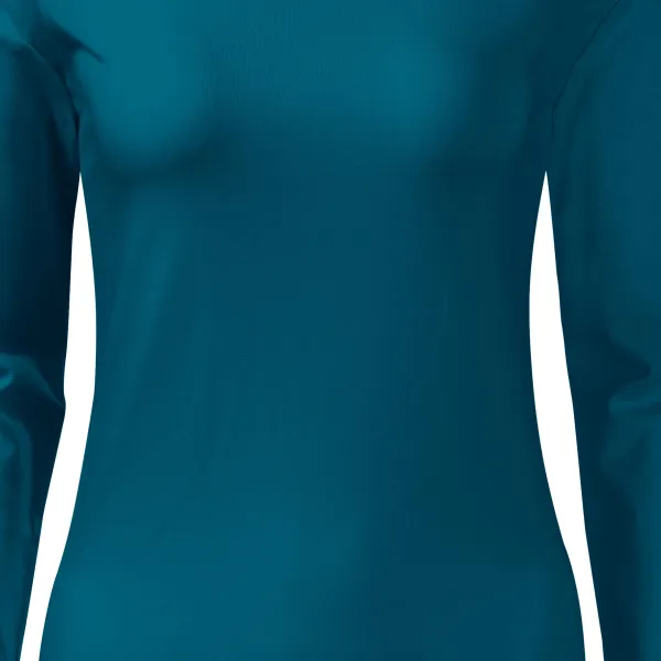 Dames nauwsluitend T-shirt met lange mouwen - Zacht taps toelopende snit