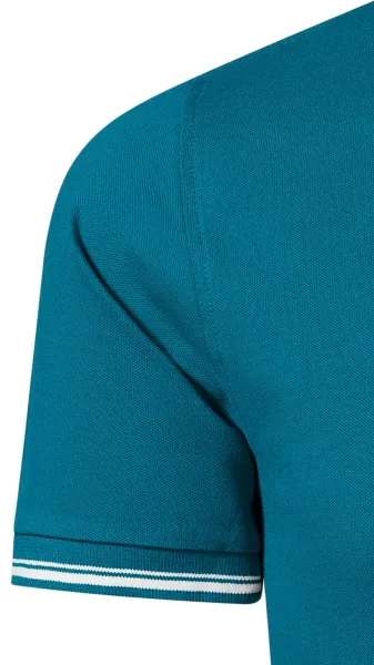 Contrasterend poloshirt voor heren - Klassieke korte mouwen