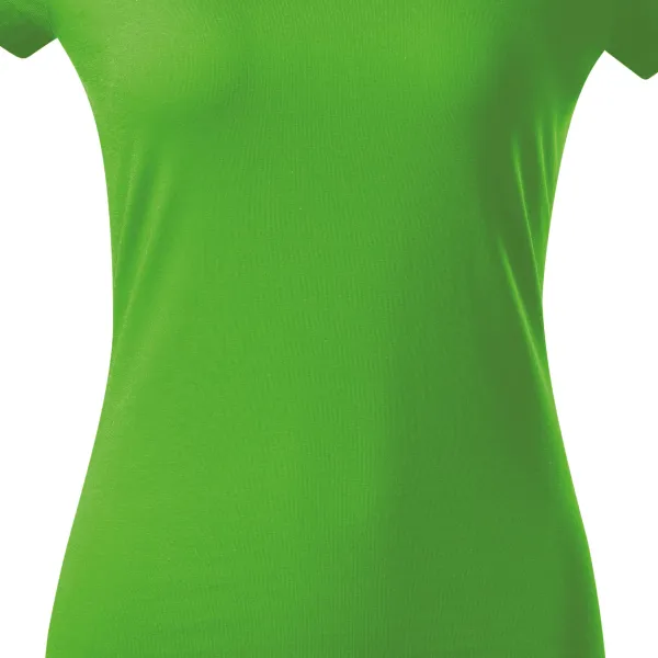 Dames slim fit T-shirt met ronde halslijn - Zacht taps toelopende snit