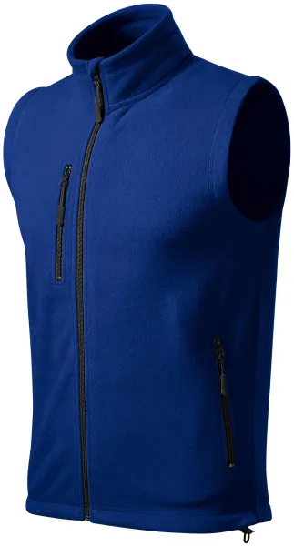 Contrast vest van fleece - Fleecevest met contrasterende elementen