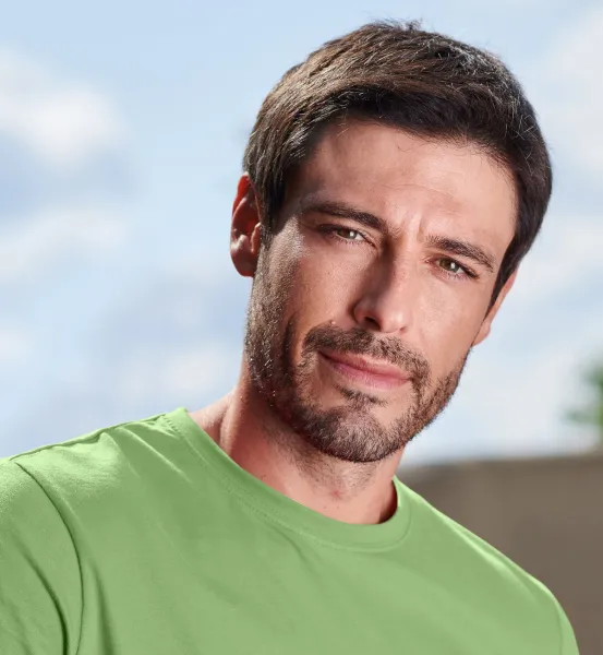 Eenvoudig T-shirt voor heren - Klassieke ronde halslijn