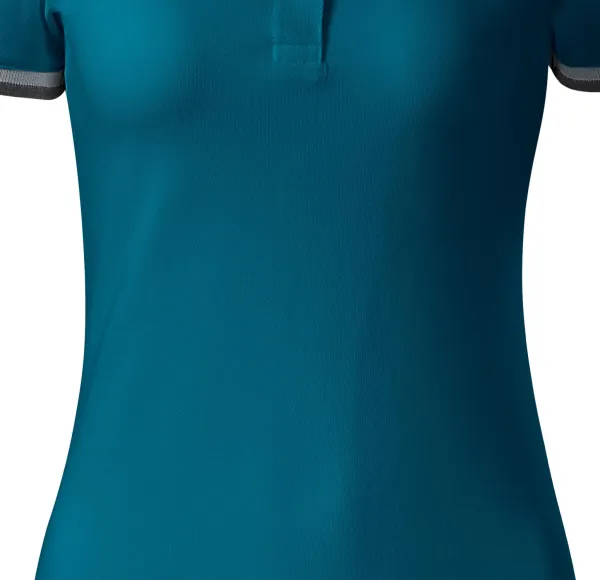 Damesjurk met kraag omhoog - Zacht taps toelopende snit