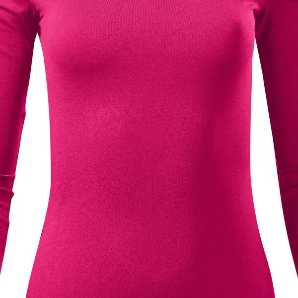 Dames T-shirt met lange mouwen - Licht getailleerde snit