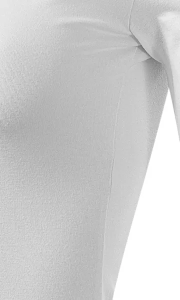 Dames T-shirt met lange mouwen - Gesneden met zijnaden