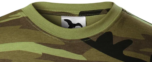 Camouflage T-shirt voor kinderen - Klassieke ronde halslijn