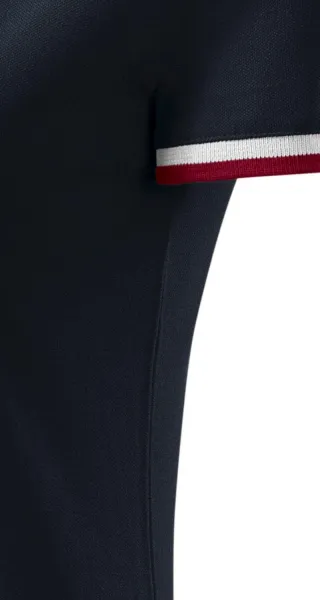 Dames poloshirt met kraag omhoog - Gesneden met zijnaden