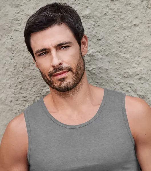 Tanktop voor heren - Klassieke ronde halslijn