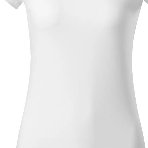 Dames slim fit T-shirt met V-halslijn - Zacht taps toelopende snit