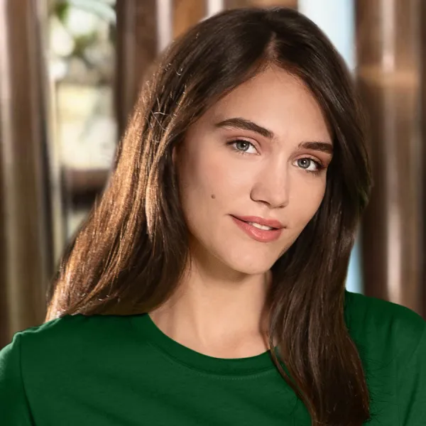 Klassiek dames T-shirt - Klassieke ronde halslijn