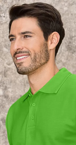 Los poloshirt voor heren - Sluiting met 3 knopen