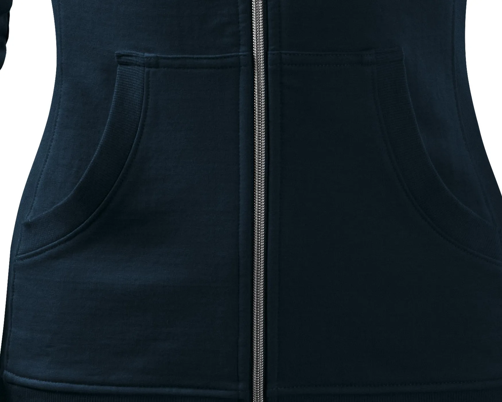 Dames sweatshirt zonder capuchon - Zakken in kangoeroestijl